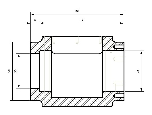 Wassertank Zeichnung